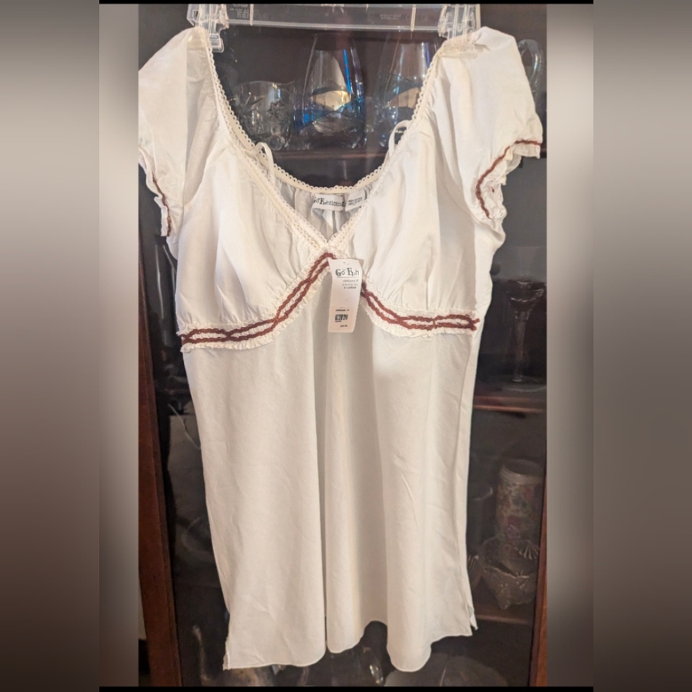 Cute Go-Fish Empire Waist Top
